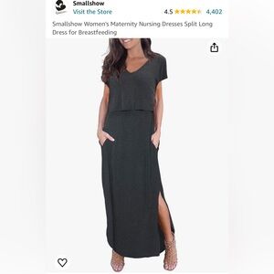 Women’s Maternity/Nursing Maxi Dress
